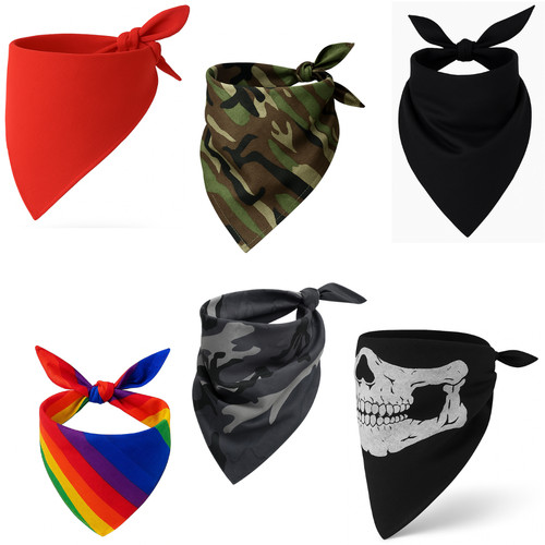 Plain bandana mask - bandana, face