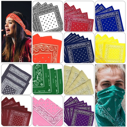 100 cotton paisley bandana - cotton,